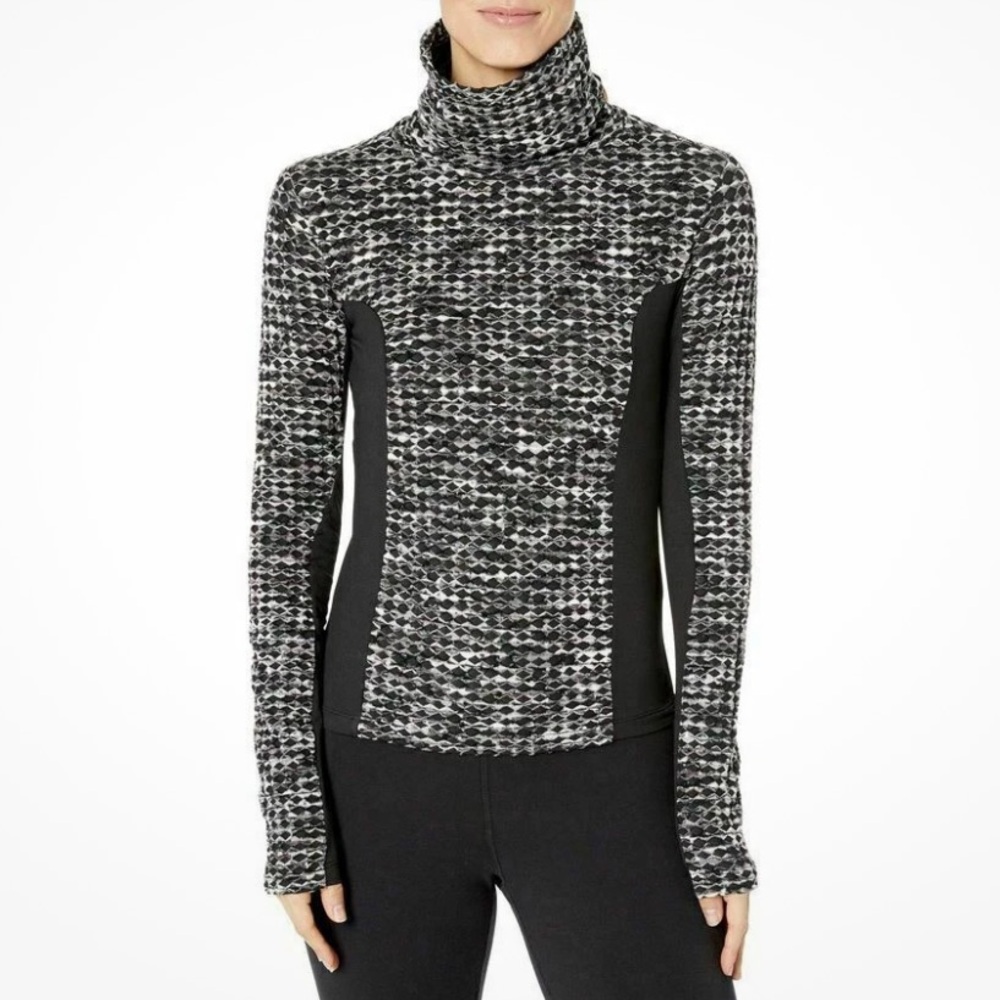 Nike Women's Black and Gray Training Pullover